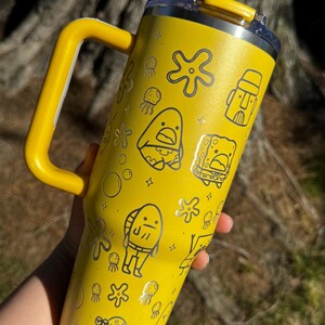 Sponge & Friends 40oz Stainless Steel Tumbler image 2