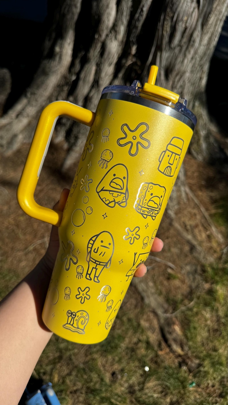 Sponge & Friends 40oz Stainless Steel Tumbler image 2