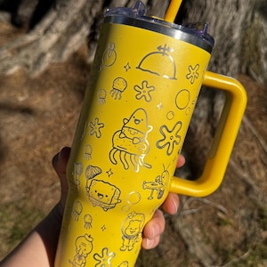 Sponge & Friends 40oz Stainless Steel Tumbler image 1