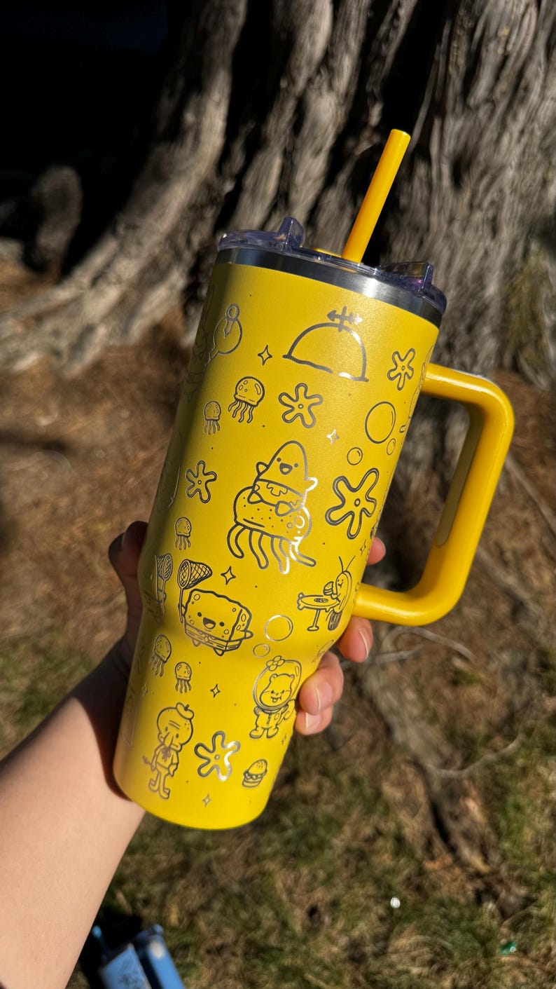 Sponge & Friends 40oz Stainless Steel Tumbler image 1