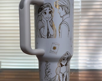 Tangled Rapunzel 40oz Stainless Steel Tumbler