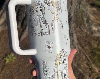 Tangled Rapunzel 40oz Stainless Steel Tumbler