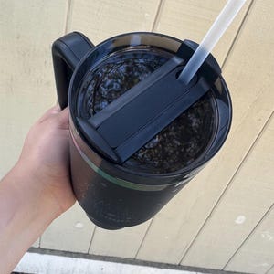 Vaso térmico de acero inoxidable de 40 oz con la frase "Hogwarts es mi hogar" imagen 4