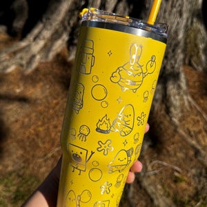 Sponge & Friends 40oz Stainless Steel Tumbler image 3