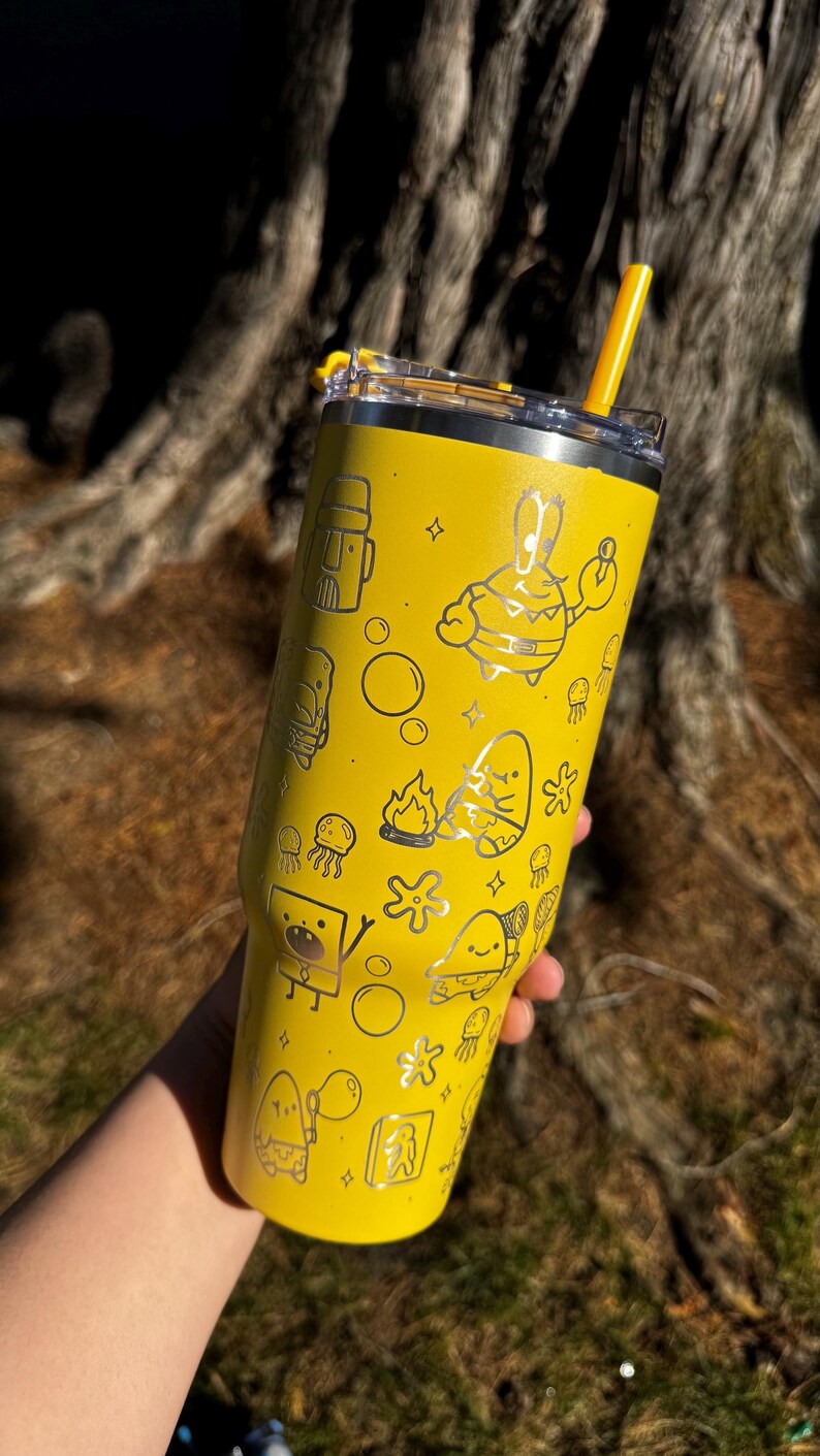 Sponge & Friends 40oz Stainless Steel Tumbler image 3