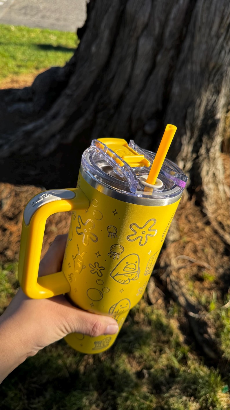 Sponge & Friends 40oz Stainless Steel Tumbler image 4