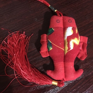 Chinesischer Roter Karpfen Neujahr Wandbehang