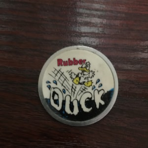 Rubber Duck Metal Pin Badge