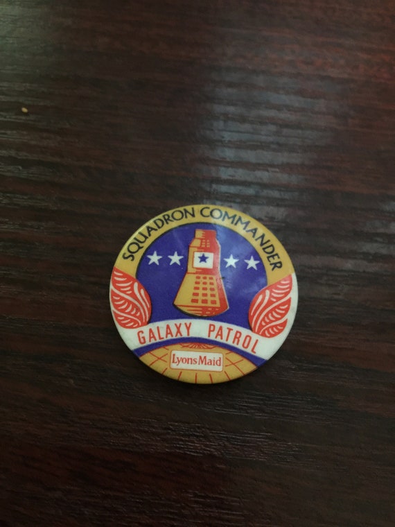 Squadron Commander Galaxy Patrol Badge Pin - Gem