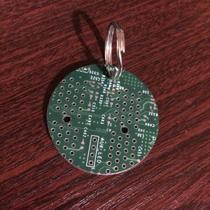 IT Technology Circuit Board Keyring Keychain