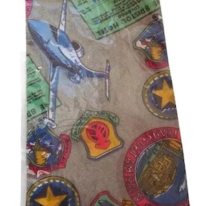 Stylish Grey Tie for Men with Travel-Inspired Design by Excelsior EBY