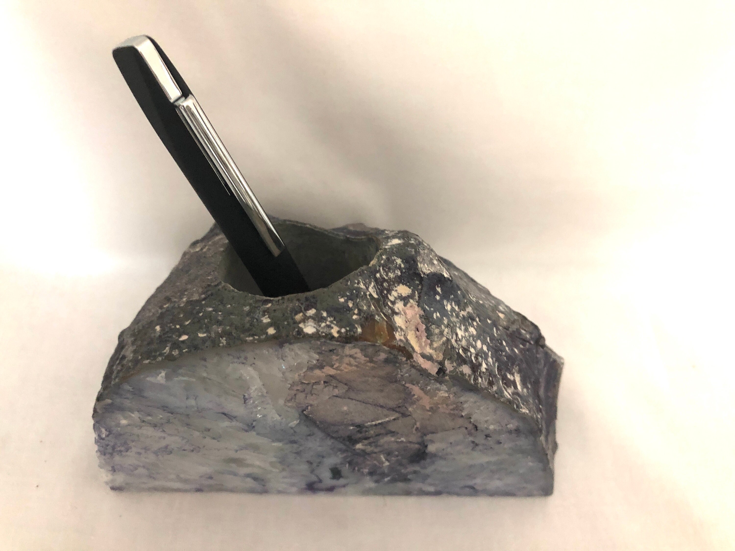 Geode plant/pen holder or bookend Etsy