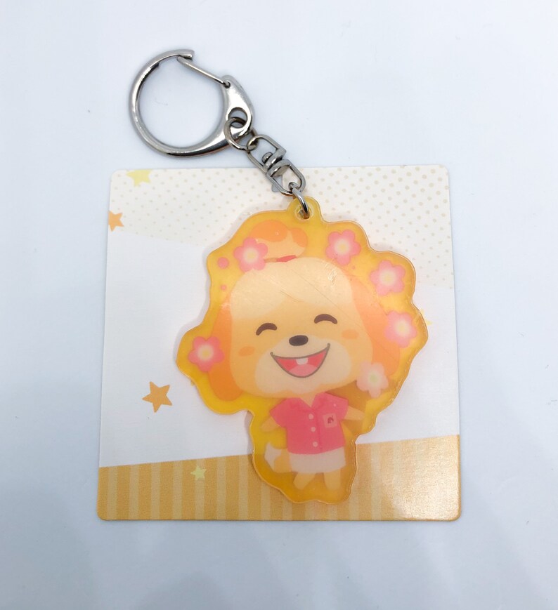 Isabelle Animal Crossing New Horizons ACNH Acrylic Keychain