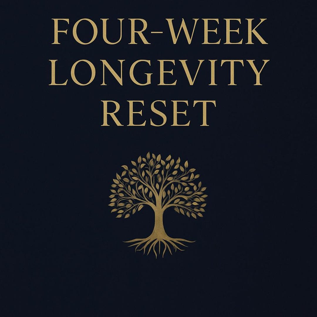 4 Week Longevity Reset | Self Care |self Love | Health and Wellness ...