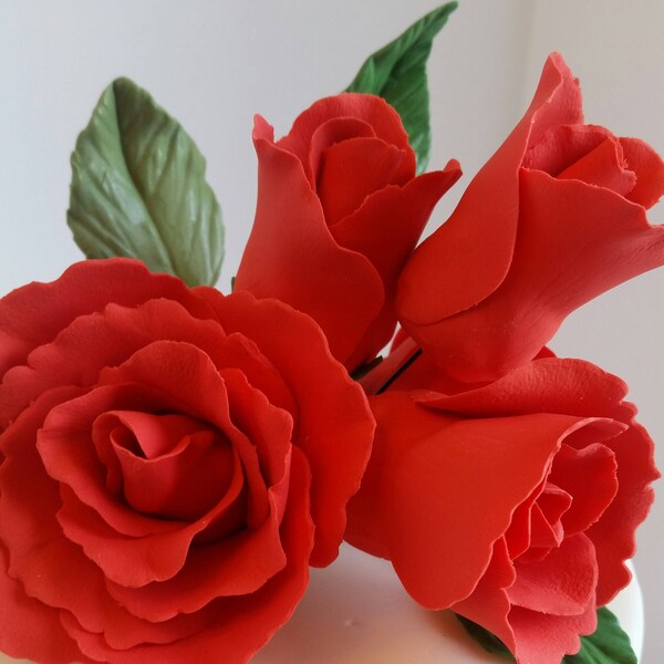 Gum Paste Flowers Etsy