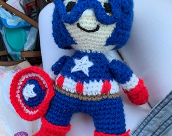 Captain America häkeln Kumpel