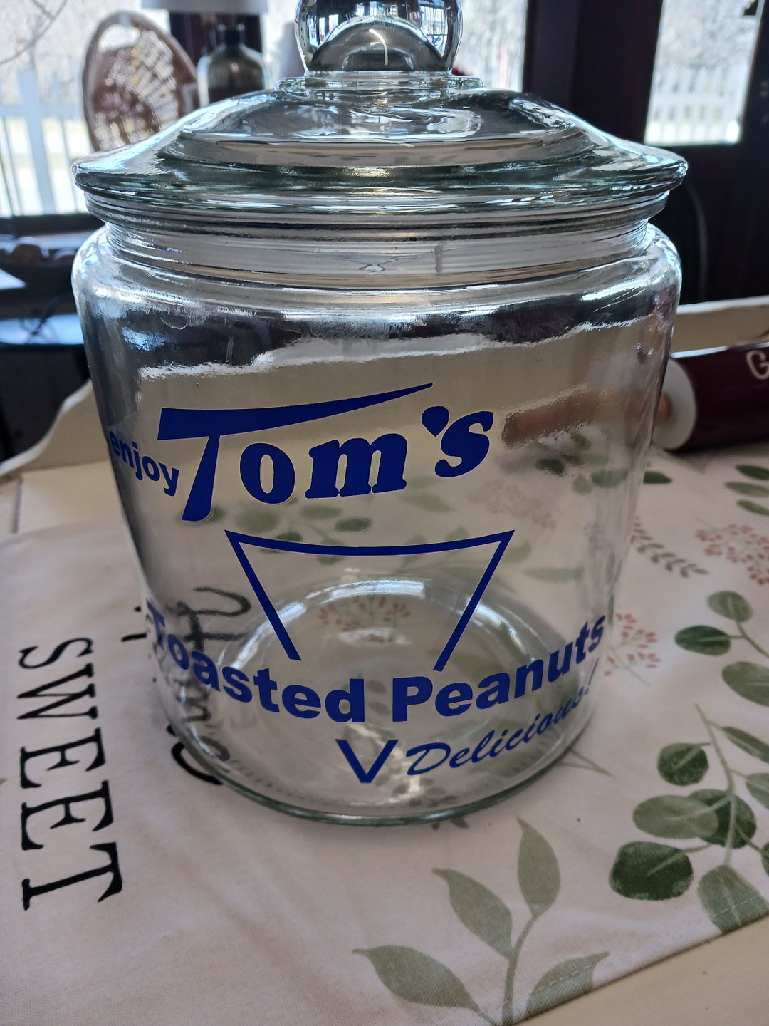 Tom's Peanut Jar Etsy
