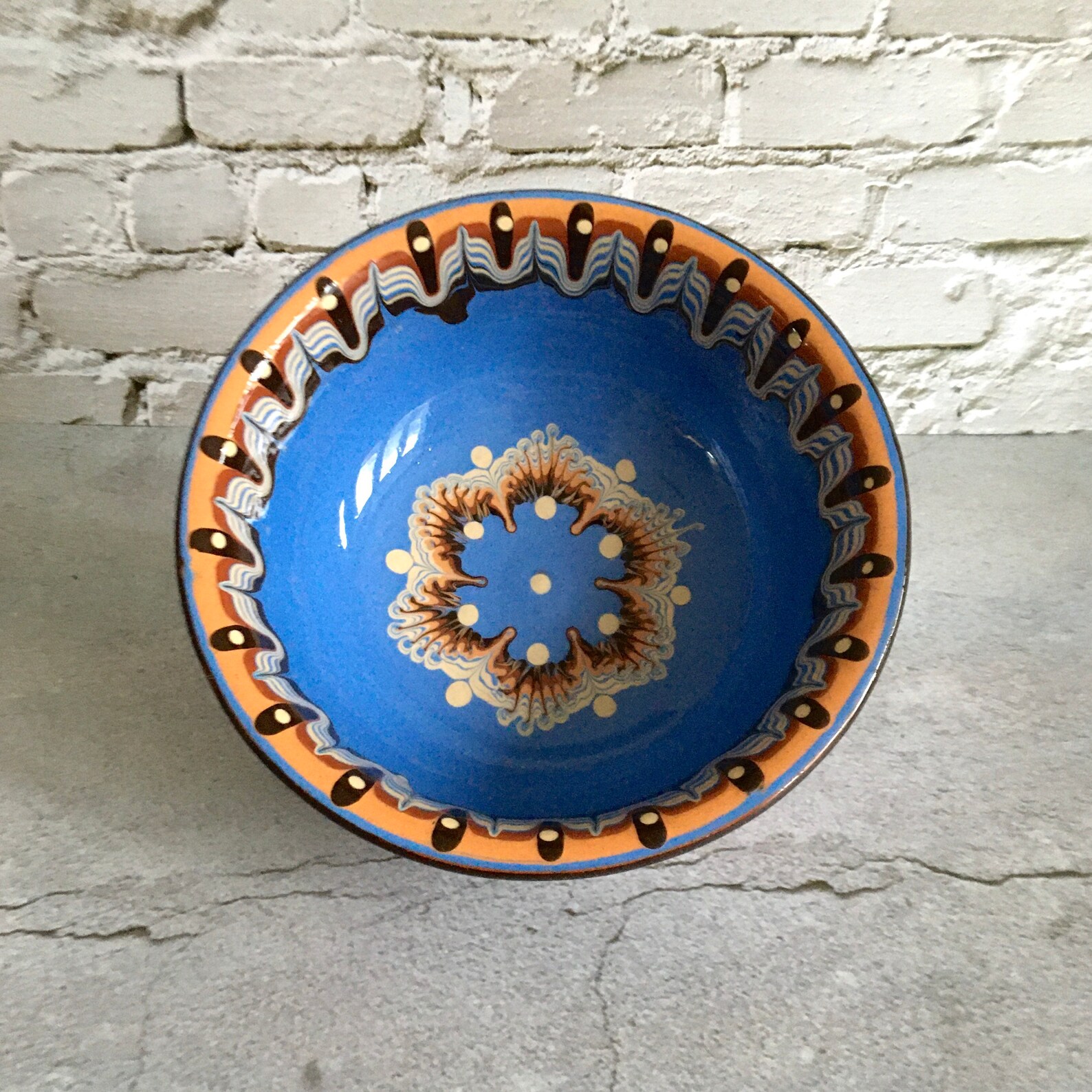 Individual Stoneware Soup Bowl in Sky Blue Ceramic Serving Etsy UK