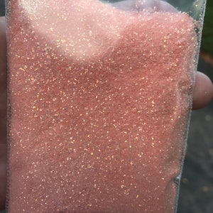 Brillo UV que cambia de color, Brillo activado por el sol, Brillo de poliéster, Cambio de color, Mezcla fina, Revelación de género, Brillo UV, Blanco a coral