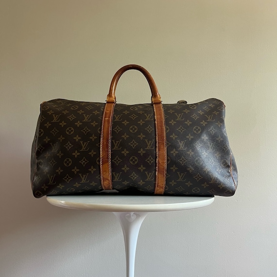 LOUIS VUITTON Boston bag M41426 Keepall 50 Monogram canvas/Leather Bro –