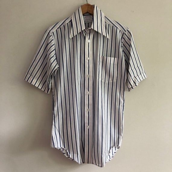 14 1/2 McGregor Striped Button Down - image 1