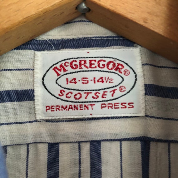 14 1/2 McGregor Striped Button Down - image 4