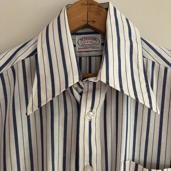 14 1/2 McGregor Striped Button Down - image 2