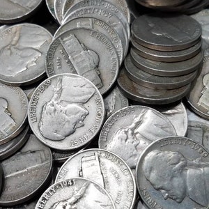 1st Book United States Jefferson Nickel Lot of 1, 1938 to 1960 Nickel Lot,Thomas Jefferson Nickel, 1 Random Date Chosen