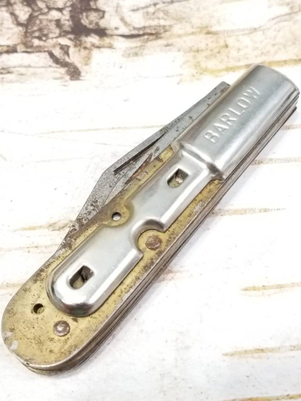 Vintage Ireland Sabre Barlow 2 Blade Pocket Knife Etsy