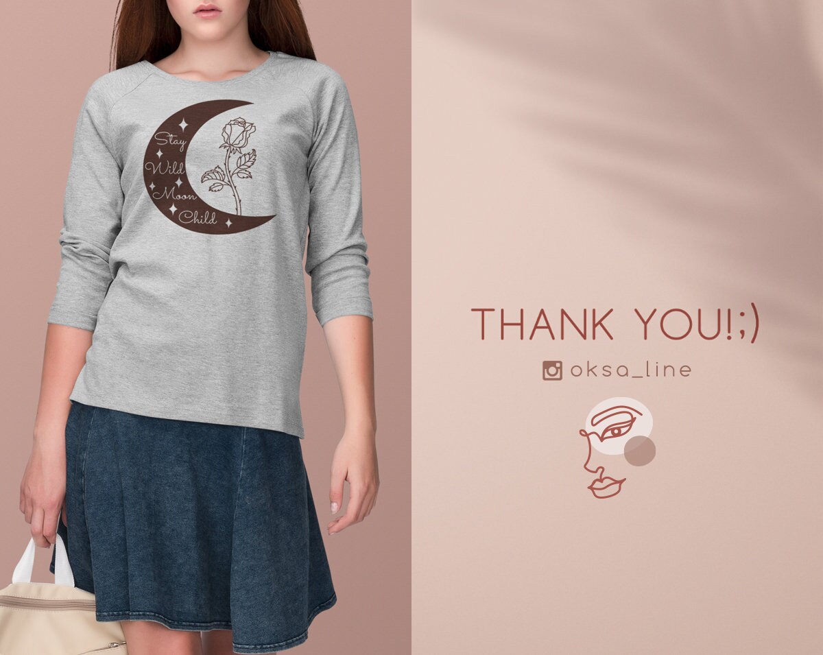 Stay wild svg child flower file silhouette cut zoom