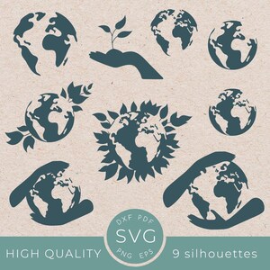 Svg du jour de la Terre, sauvez la planète png, feuilles florales vertes, recyclage, conceptions écologiques, feuille, terre mère