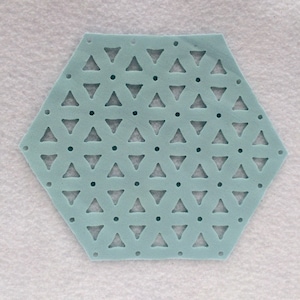 Kippah, Kippa, Kippot, Yarmulke, Yamaka, Head Covering, Light Blue Geometric