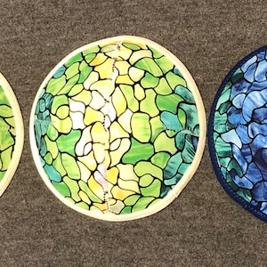 Stained Glass Pebbles Kippah, Kippot, Kippa, Yarmulke, Yamaka, Head Covering