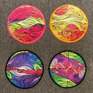 Wavy Swirls Kippah, Kippot, Kippa, Yarmulke, Yamaka, Head Covering