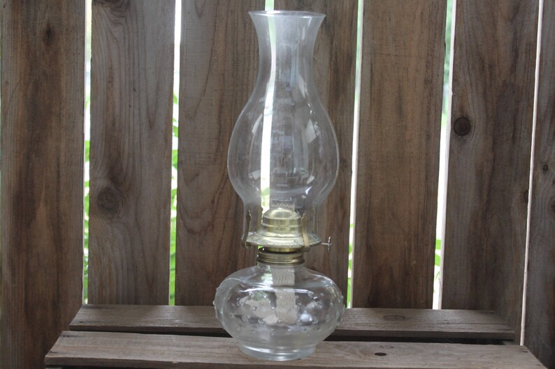 Hobnail Glass Oil Lamp Vintage 1960 S Lamplight Farms Hobnail Glass Oil Lamp Vintage 1960 S