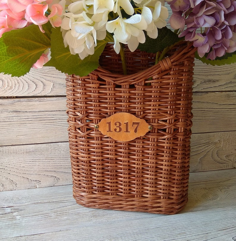 Hanging door basket Flower wall hangings basket design Cottage Etsy
