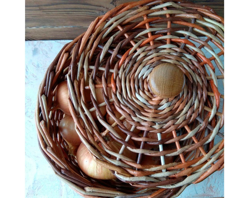 Onion Basket Storage for Shallots or Elephant Garlic Onion and Etsy