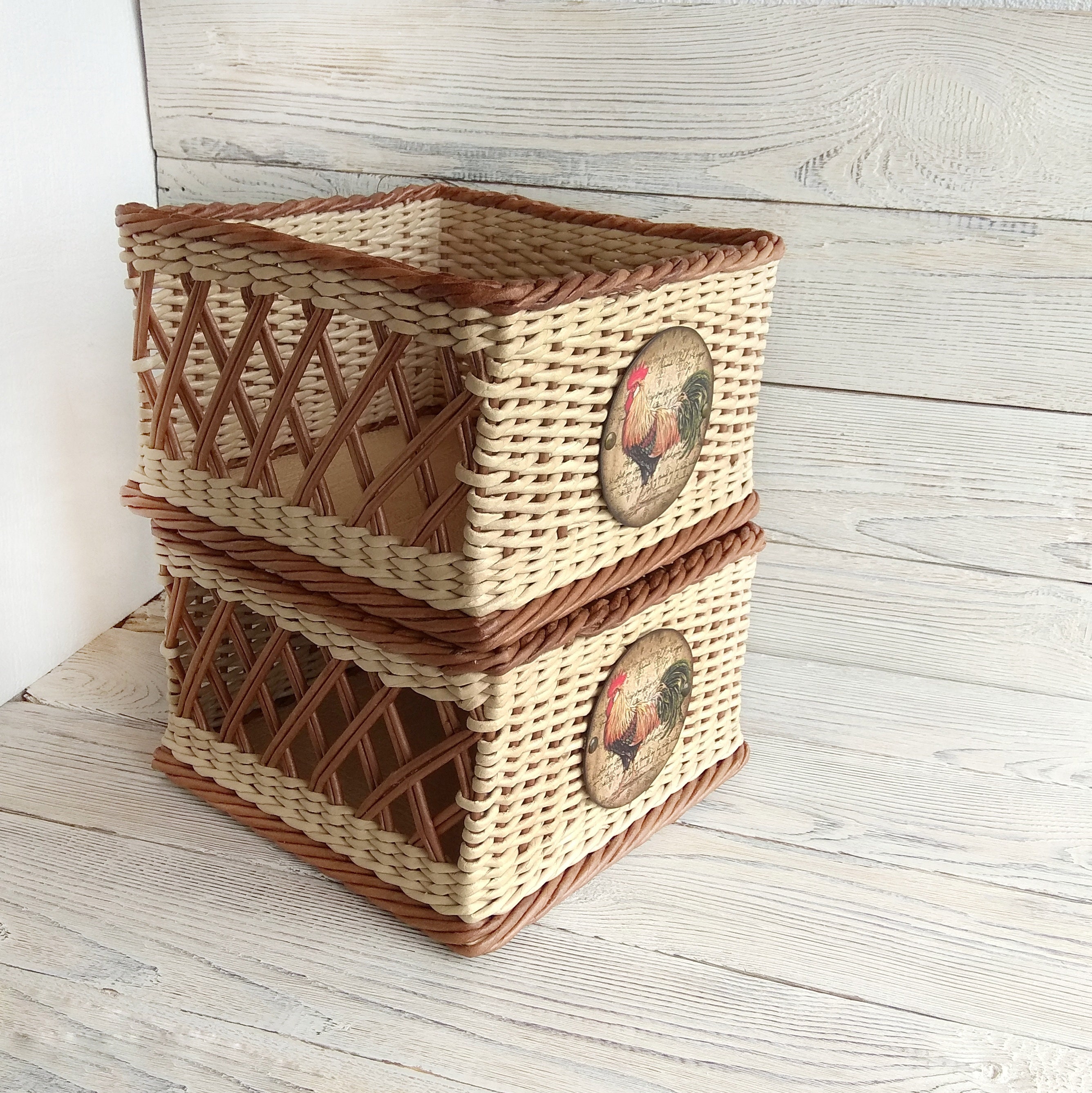 Wicker basket Potato onion bin Vegetable storage bin onion Etsy