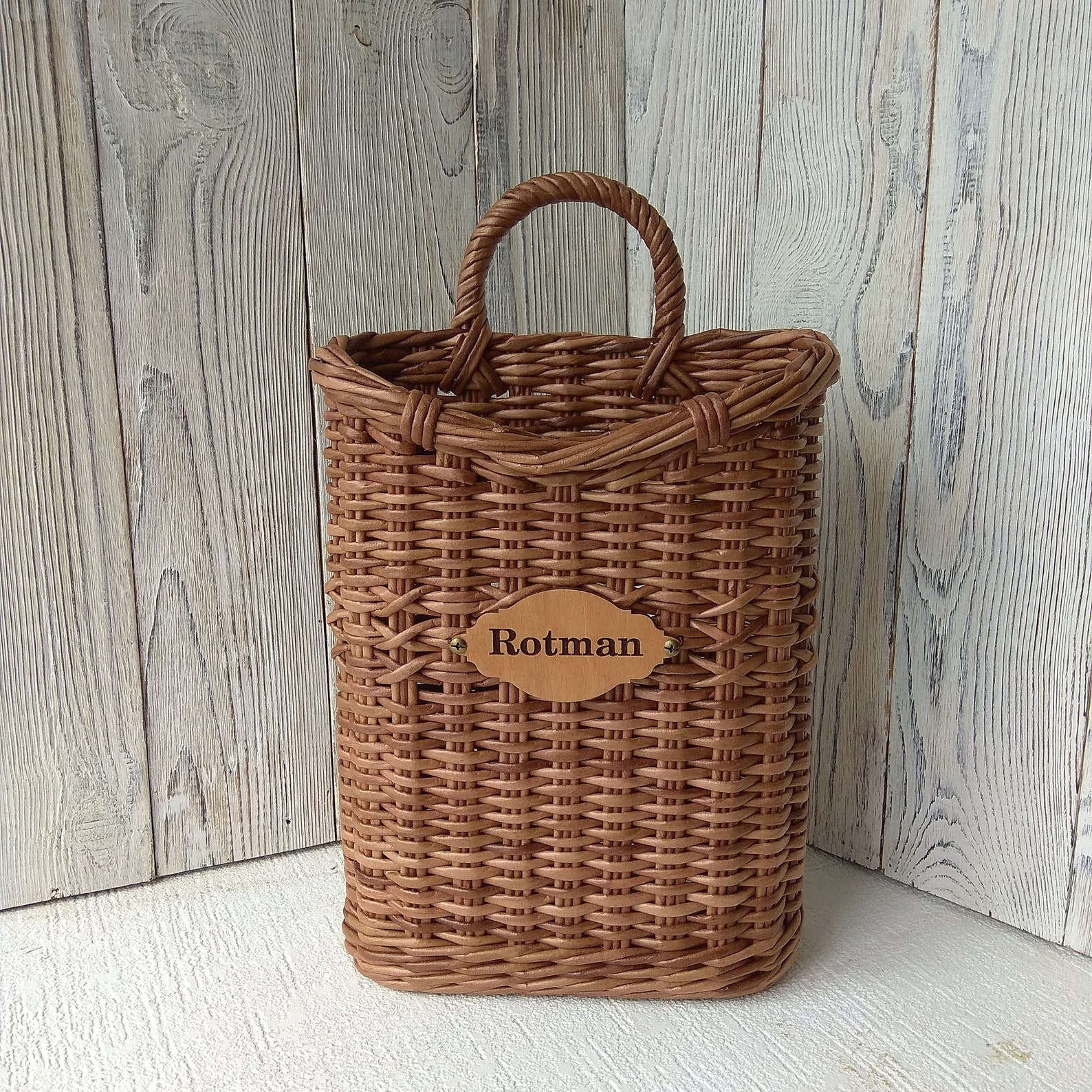 Hanging door basket Flower wall hangings basket design Cottage Etsy