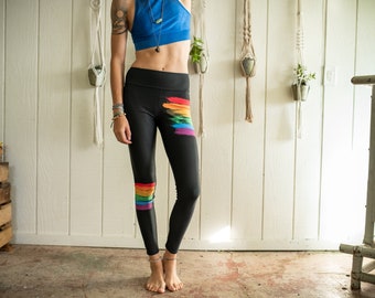 Pride Rainbow LGBTQ leggings - with profits donated to the community