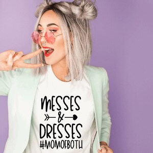 Mom of both shirt, Mother gift, Mom gift, Mother gift shirt, Mother tee shirt, Mom of two shirt, Mom tee, Tshirt for boy and girl mom