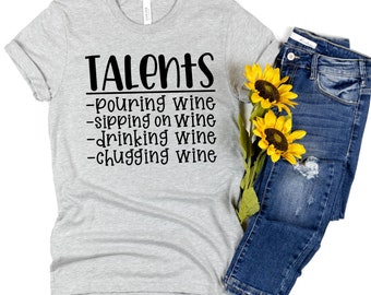 Alcohol Shirt, Wine Graphic Tee, Funny Drinking Tshirt, Women's  T Shirt, Gift For Wine Lover, Mama Shirt, Graphic Shirts, T-Shirts
