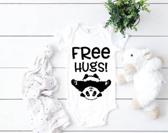 Free hugs unisex baby bodysuit
