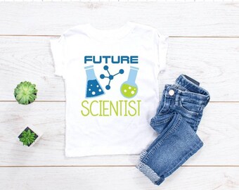 Future Scientist Shirt, Boys Back To School Shirt, Science Shirt, Science Technology Shirt, Little Scientist, Science Gift, STEM Baby