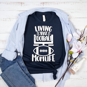 Football Mom Shirt, Football Mom Tshirt, Cute Football Mom Shirts, Football Shirts, Sports Mom T-Shirts, Spirit Tee&#39; Sports Mom Shirt
