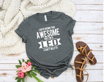 Leo Shirt for Women, Leo Tshirt, Leo Birthday Shirt, Leo Zodiac Sign, Leo Shirt, Zodiac Sign, Astrology, July Birthday Gift, August Birthday