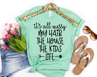 Funny mom shirt, Funny mom gift, Mom shirts Funny, Mom shirts with Sayings, Tired mom shirt, Tired mom gift, Mom tees