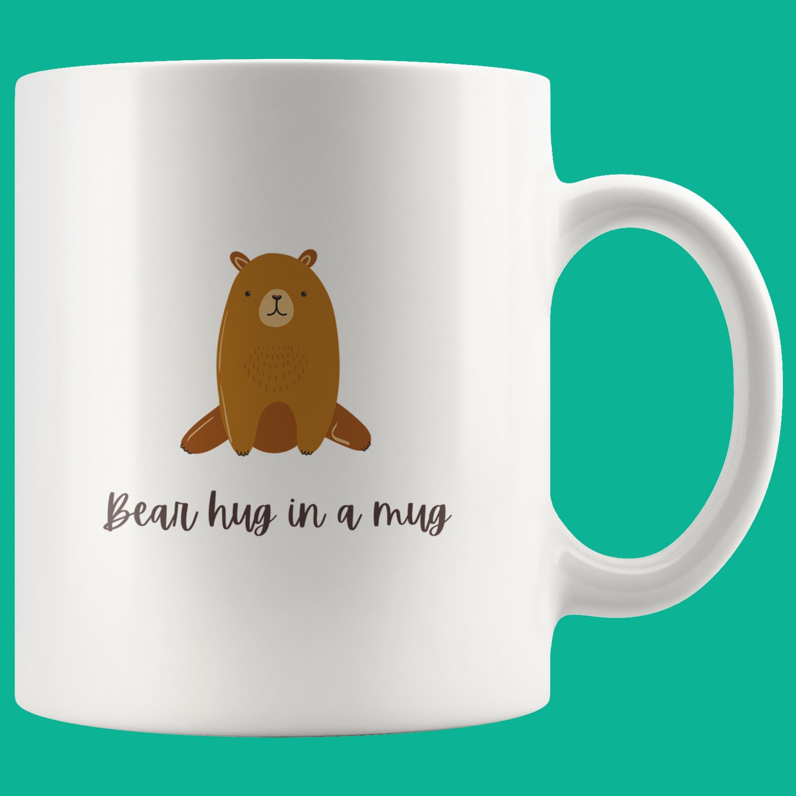 Bear Hug in a Mug Funny Coffee Mug Etsy