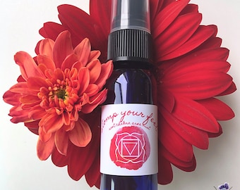 Stomp Your Feet Mist / Mind Body and Spirit / Chakra Sprays / Root/ Base/ Muladhara/ 1st Chakra / Ground / Stability / Energy Healing