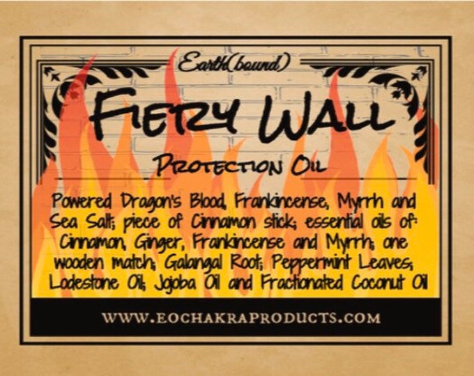 Fiery Wall - Protection Oil Anointing Oil (30 ml)